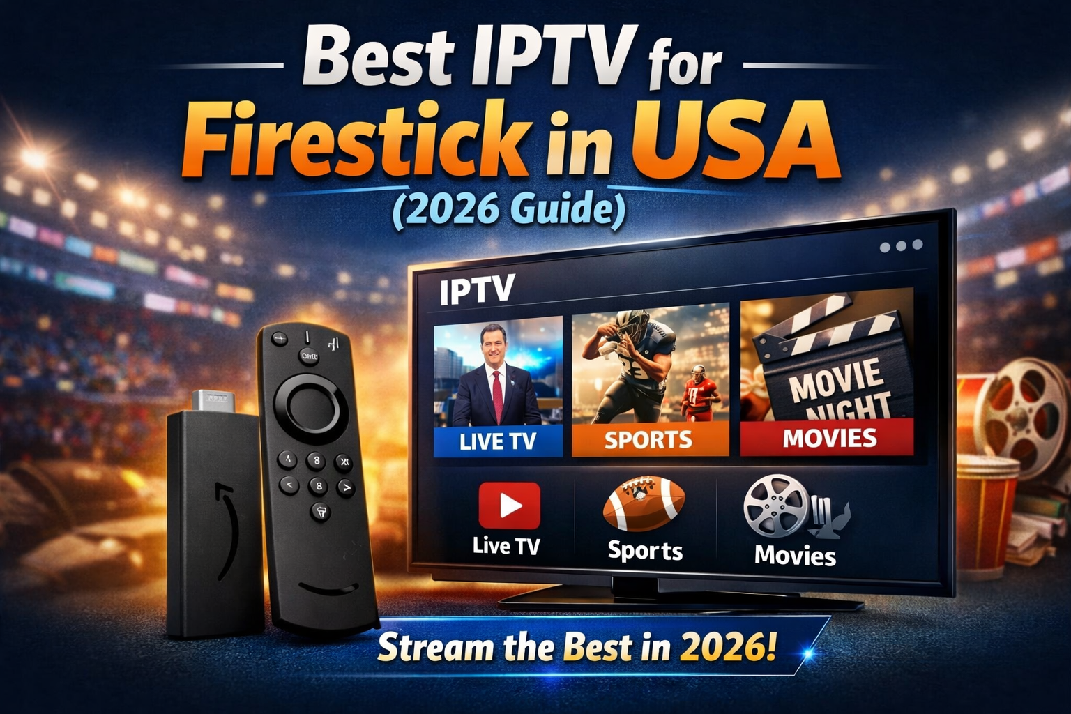 Best IPTV for Firestick in USA (2026 Guide)
