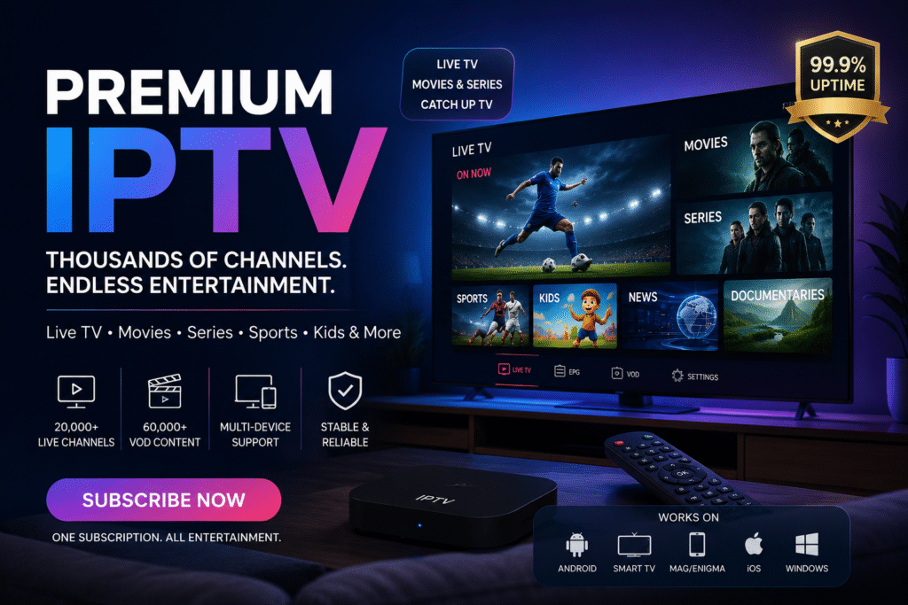 Best IPTV Subscription in USA 2026 1 iptv service provider